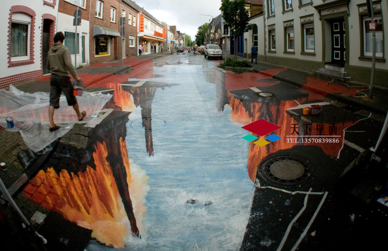 3D地画,3D壁画 3D地画,3D壁画