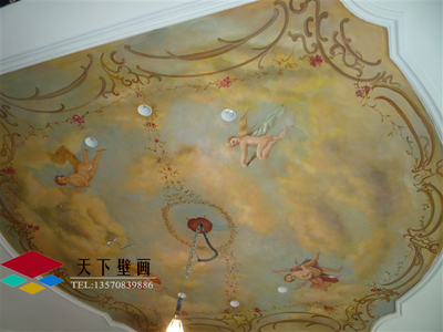 手绘彩绘涂鸦壁画
