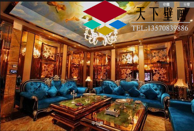酒店壁画 酒店配画