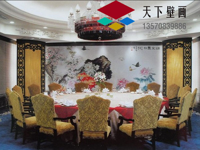 酒店壁画
