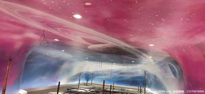 穹顶天花星空彩绘 —恒大